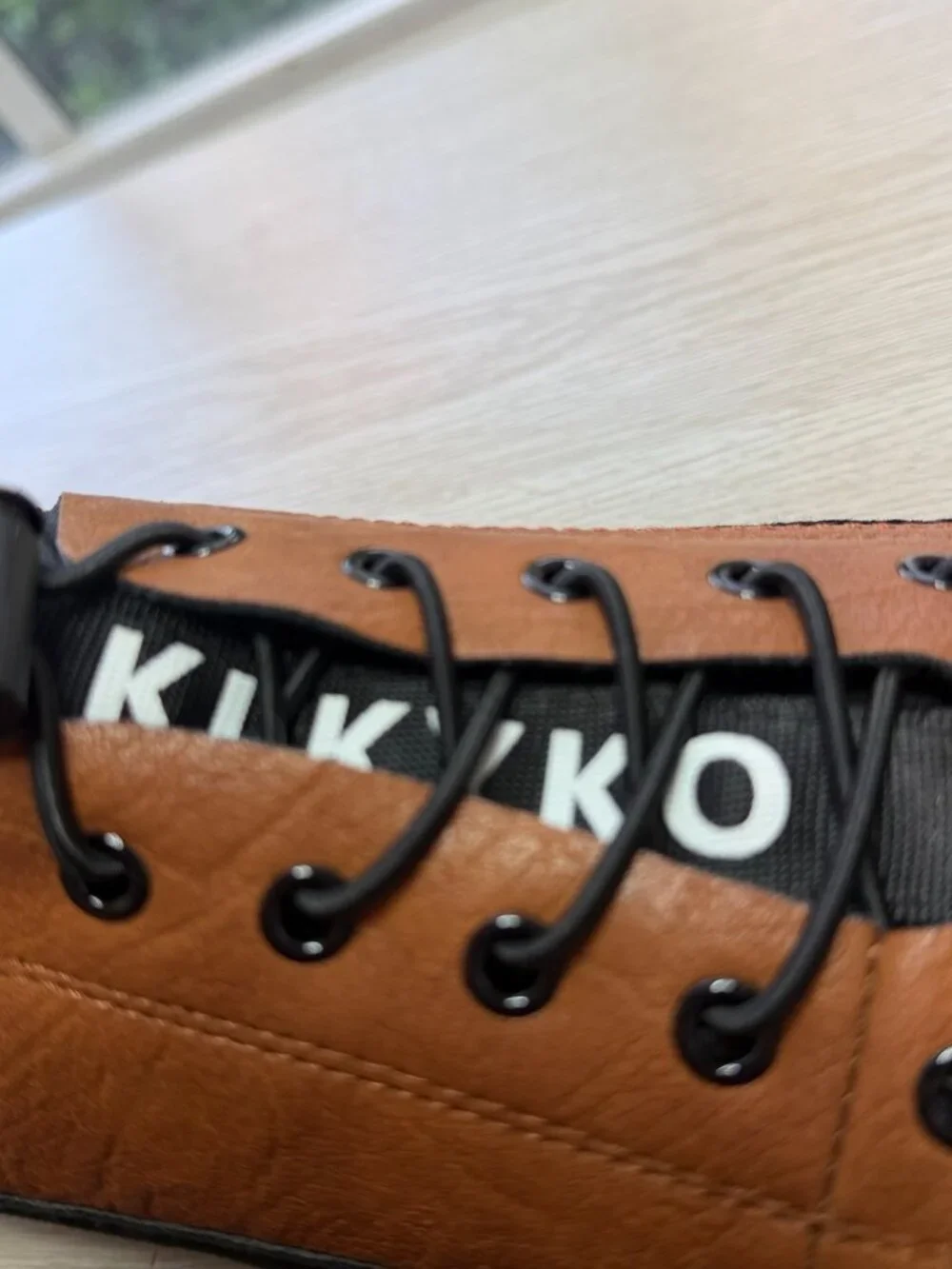 Kikyko Brown Black Men's Lace-Up Shoes EU 52